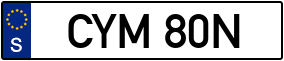 Truck License Plate